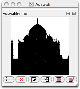 Das Dialogfenster Auswahleditor